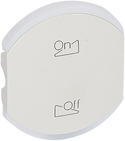 Legrand 068144 CLN Клавиша свет O/F SCS бел