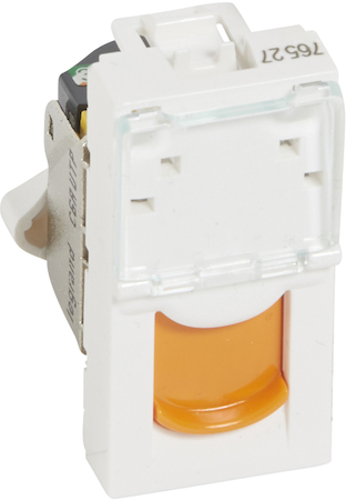 Legrand 076527 MOSAIC RJ45UTP 6a 1М оранж.шт