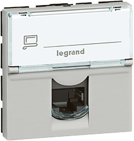 Legrand 079455 MOSAIC RJ45 FTP кат5е 2мод ал