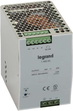 Legrand 146665 1/2-ф.Имп.Ист.пит.24В 480Вт20A