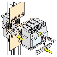 Legrand 026302 DPX125 Основан.3п подкл.спер.