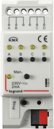Legrand 002693 KNX Бинарный ввод 4х