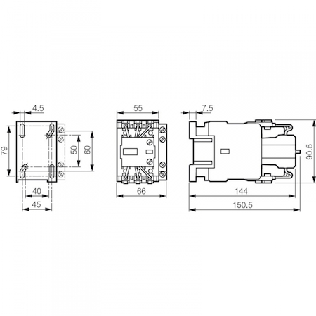 Legrand 029642 Контактор для конд. 90А 110В~ Н.О.+Н.З.