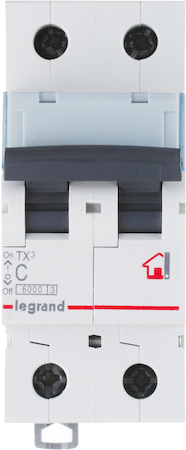 Legrand 404040 Авт.выкл.TX3 C10A 2П 6000
