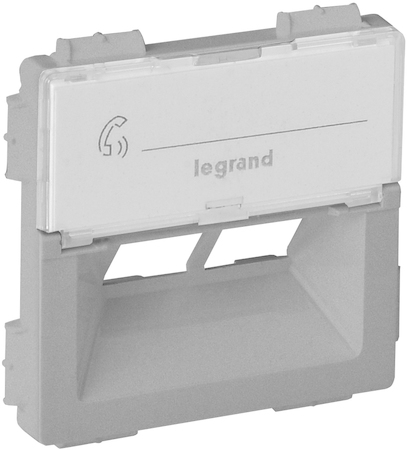 Legrand 755382 VLN-l АЛЮ Нкл.2хRJ45 RUTENBECK