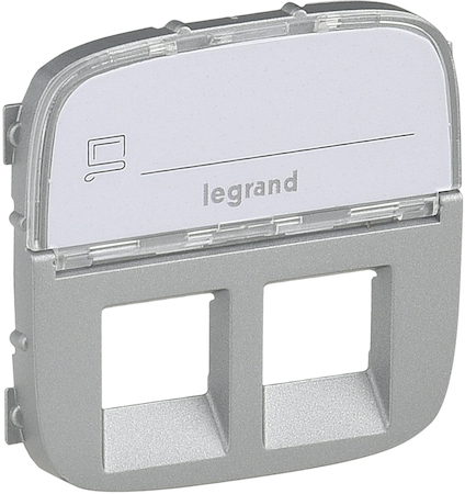 Legrand 755487 VLN-a АЛЮ Нкл2х RJ11,RJ45 ндп