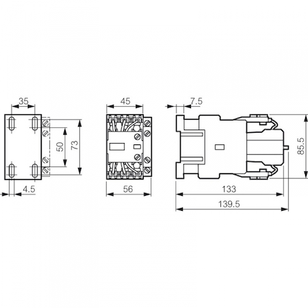 Legrand 029635 Контактор для конд. 60А 440В~ 2Н.О.+Н.З