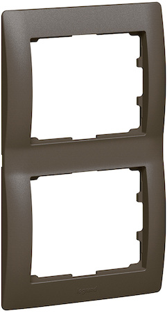 Legrand 771206 Рамка 2п вер Dark Bronze GL