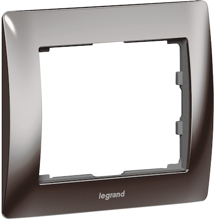 Legrand 771941 Рамка 1п Bl.Nickel GL