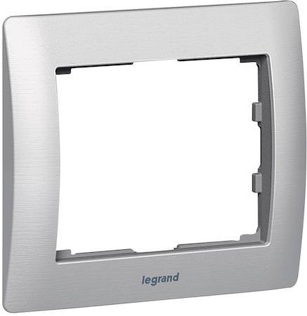 Legrand 771951 Рамка 1п Br.Aluminium GL