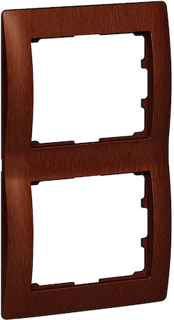 Legrand 771986 Рамка 2п вер Mahogany GL