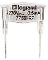 Legrand 775897 G.L.Лампа зел.230B 0.5мA PRO21