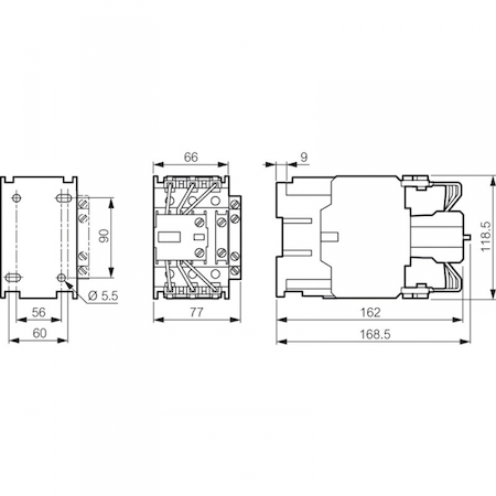 Legrand 029652 Контактор для конд. 110А 110В~ Н.О.+Н.З