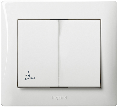 Legrand 771021 G Life Выкл. двоиной IP 44