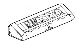 Legrand 653516 Рб 4x2к+З Н.Ст+3xrj45 Cat6 Utp