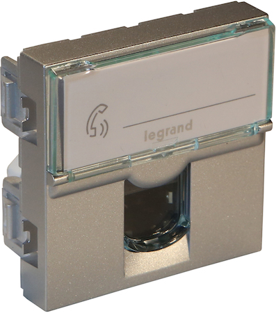 Legrand 079492 MOSAIC RJ45 FTP кат6 90° ал