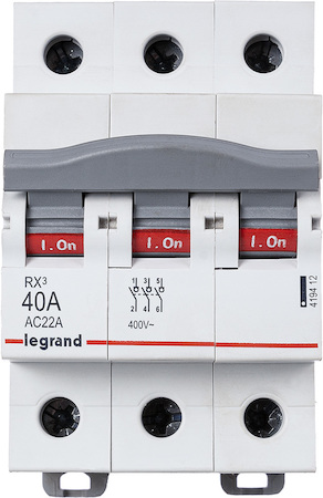 Legrand 419412 Rx3 Выкл-Разъединитель 40а 3п