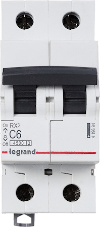 Legrand 419694 Rx3 Авт.Выкл. 4,5ka 6а 2п C