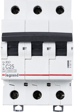 Legrand 419710 Rx3 Авт.Выкл. 4,5ka 25а 3п C