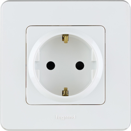 Legrand 673730 Розетка 2К+З шт БЕЛ INSPIRIA