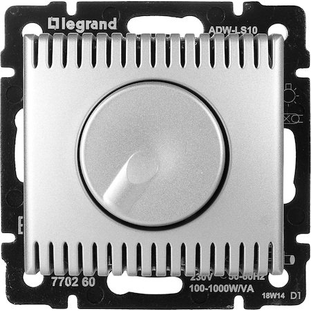 Legrand 770260 Светорегулятор повор 1000Вт АЛМ VLN