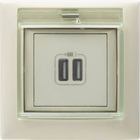 Legrand 774350 Рамка 1п IP44 Сл.кость Valena