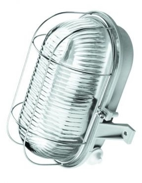 Lena Lighting 320170 LL Oval Simetal 1x60W E27 Светильник накладной белый  (металл.реш.) IP44