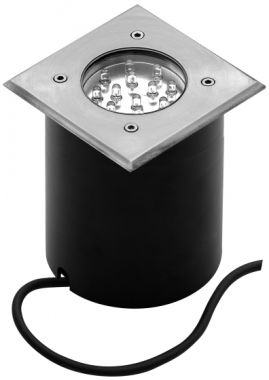 Lena Lighting 140204 LL LED MODO 12K/H Светильник встраиваемый в грунт, серебро, 1,2W, 12 LED, IP65