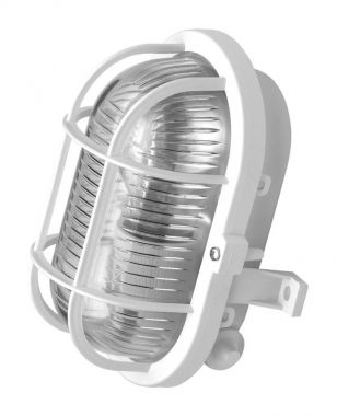 Lena Lighting 302015 LL Oval 1x60W E27 Светильник накладной белый (пласт.реш.) IP44