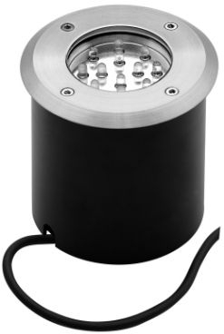 Lena Lighting 140259 LL LED MODO 12H Светильник встраиваемый в грунт, серебро, 1,2W, 12 LED, IP65