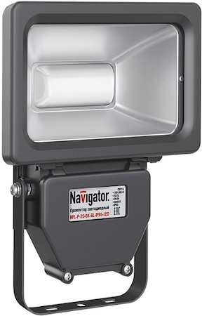 94613 Светильник Navigator 94 613 NFL-P-20-4K-BL-IP65-LED