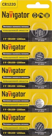 94778 Элемент питания Navigator 94 778 NBT-CR1220-BP5