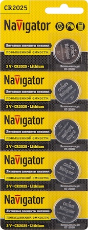94764 Элемент питания Navigator 94 764 NBT-CR2025-BP5