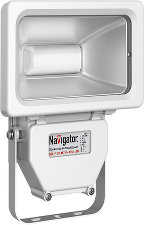 94612 Светильник Navigator 94 612 NFL-P-20-4K-WH-IP65-LED