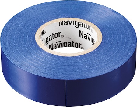 71233 Изолента Navigator 71 233 NIT-B15-10/B синяя