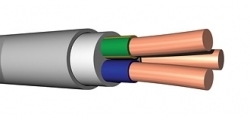 NYM-J 3x4 Кабель медный силовой NYM   3x4 мм кв. Nexans