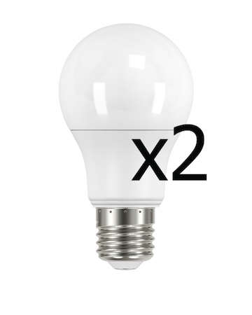 Osram 4052899971554 (2) Лампа "груша" в УПАК (2шт. + АНТИСТРЕСС) Е27 светодиод. (LED)  9.5Вт (= 75Вт ЛН) теп-бел. 230В OSRAM