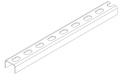 Ostec СПч303020U1-3 Профиль монтажный U-образный 30х30х3000 (2 мм) (неоцинк.)