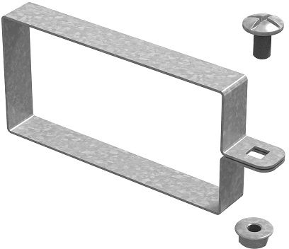 Ostec ХКЛКР-200х200 Хомут крышки лестничного лотка ЛКР 200х200