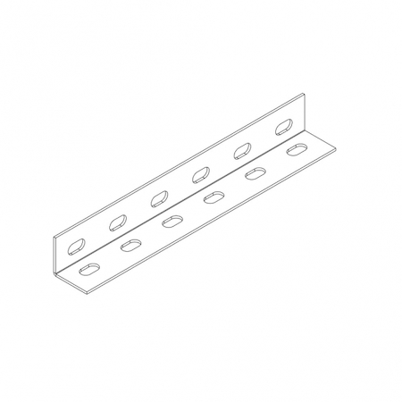 Ostec СПгц404015L2-3 Профиль монтажный L-образный 40х40х3000 (1,5 мм) (горячий цинк)