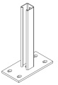 Ostec СНССч4141-1500 Стойка напольная сварная СТРАТ 4141-1500 (неоцинк.)