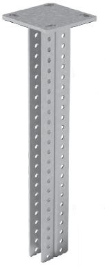 Ostec СПСД(СН)-1680 Стойка потолочная сварная двойная для средних нагрузок 1680 мм