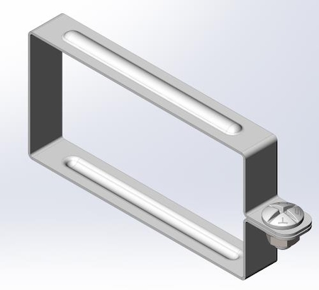 Ostec ХКУ-600х80 Хомут крышки лотка универсальный 600х80