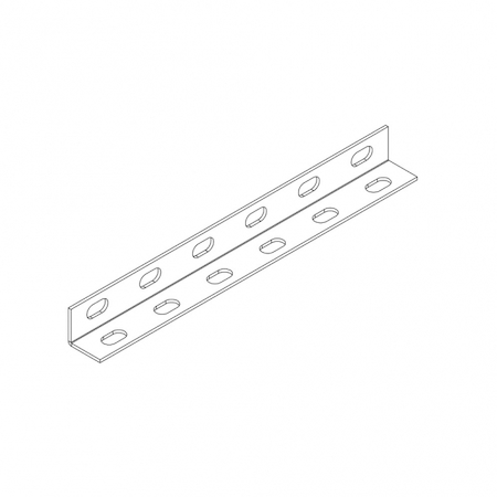 Ostec СПч505025L2-3 Профиль монтажный L-образный 50х50х3000 (2,5 мм) (неоцинк.)