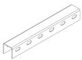 Ostec СПгц505020U2-3 Профиль монтажный U-образный с боковой перфорацией 50х50х3000 (2 мм) (горячий цинк)