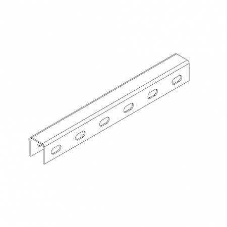 Ostec СПо303520U2-3 Профиль монтажный U-образный 30х35х3000 (2 мм) (окрашенный)