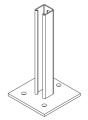 Ostec СНССо4141ст-1000 Стойка напольная сварная СТРАТ (стандарт) 4141-1000 (окрашенная)