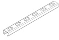 Ostec СПч302020С1-3 Профиль монтажный С-образный 30х20х3000 (2 мм) (неоцинк.)