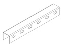 Ostec СПч404020U2-3 Профиль монтажный U-образный 40х40х3000 (2 мм) (неоцинк.)
