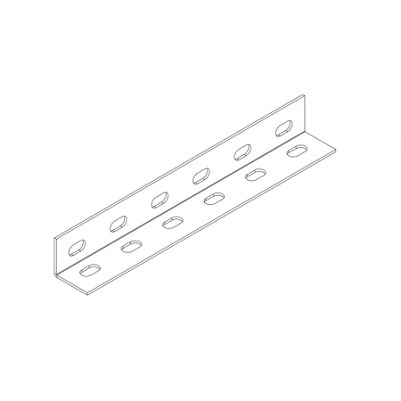 Ostec СПч405020L2-3 Профиль монтажный L-образный 40х50х3000 (2 мм) (неоцинк.)